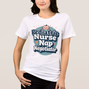 Pädiatrische Krankenpflege Nickerchen Negotiator Tri-Blend Shirt