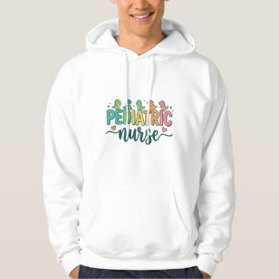Pädiatrische Krankenschwester Dinosaurier Vintage  Hoodie