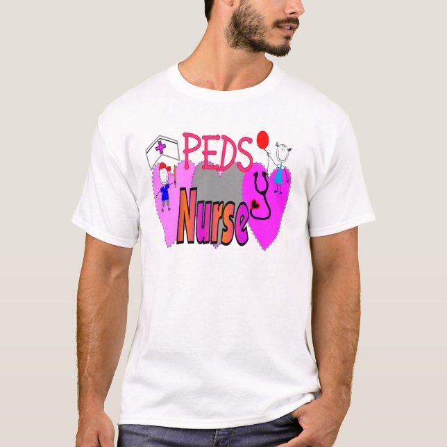 Pädiatrische Krankenschwester-Geschenke, T-Shirt (Vorderseite)