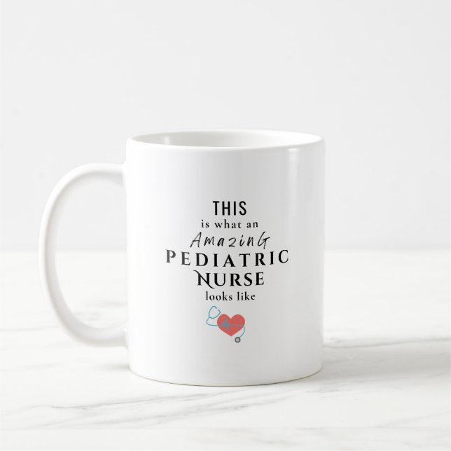 Pädiatrische Krankenschwester Kaffeetasse (Links)