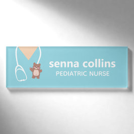 Pädiatrische Krankenschwester Namenschild