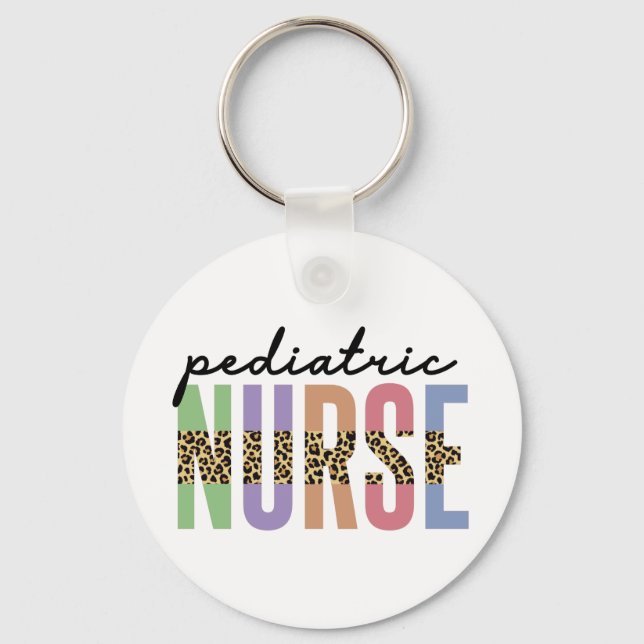 Pädiatrische Krankenschwester | Peds RN Geschenke  Schlüsselanhänger (Vorderseite)