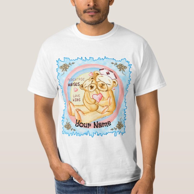 Pädiatrische Krankenschwester T-Shirt (Vorderseite)