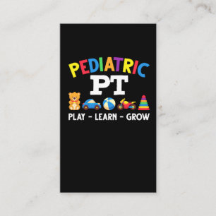 Pädiatrische PT Kinder Physikalische Therapie Pä Visitenkarte