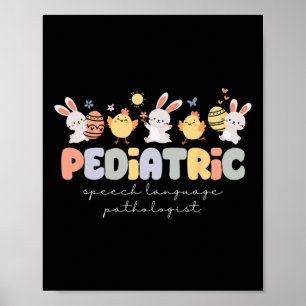Pädiatrische Sprache Pathologe Ostersonne Poster