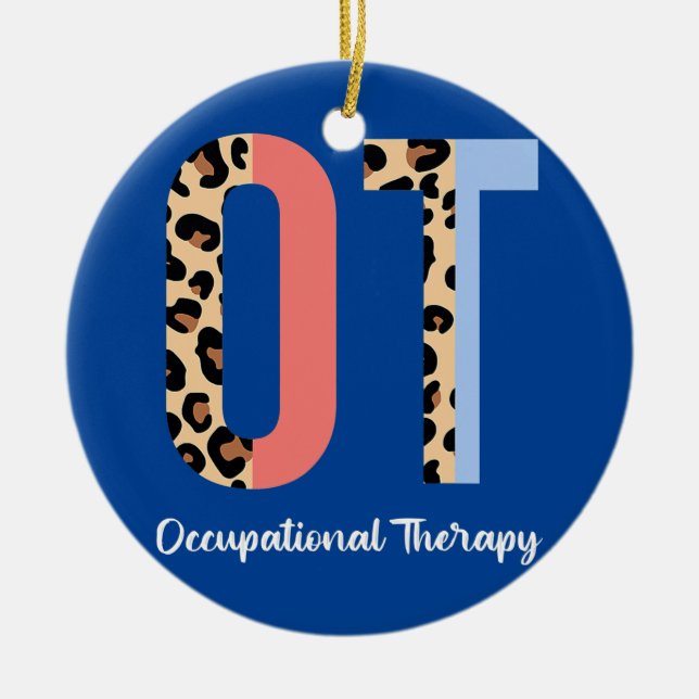 Pädiatrische Therapie Keramik Ornament (Vorne)