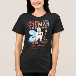 Pädiatrische Zahnarztkleidung Ich bin eine Zahnfee Tri-Blend Shirt