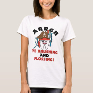 Pädiatrische Zahnpiraterie Thema Gesichtsrötung T-Shirt