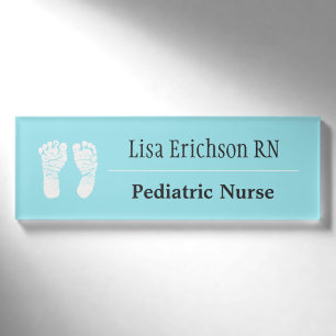 Pädiatrischer Krankenschwester-Namen-Umbau Namenschild