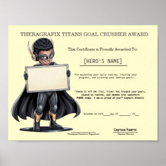 Pädiatrischer Therapiepreis Calm & Capable Poster