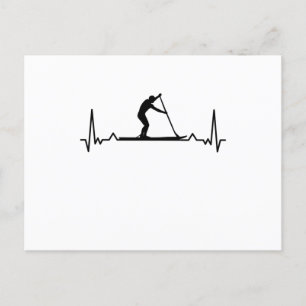Padleboarding-Geschenk für Paddelfischer Postkarte
