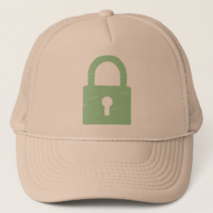 Padlock Textured - Verschiedene Farben verfügbar Truckerkappe