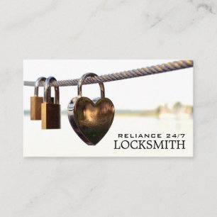 Padlocks auf dem Seil, Schlosshire Visitenkarte