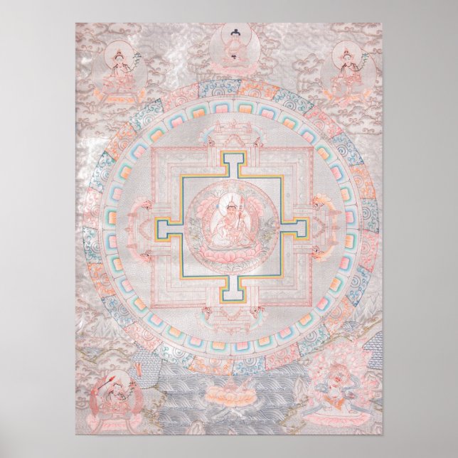 Padmasambhava Mandala Poster (Vorne)