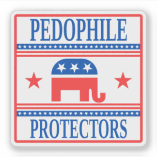 Pädophilen-Beschützer, Lustiger Anti-Trump-Epstein Aufkleber