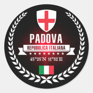 Padova Runder Aufkleber