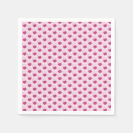 Padrão fofo de pequenos corações. serviette