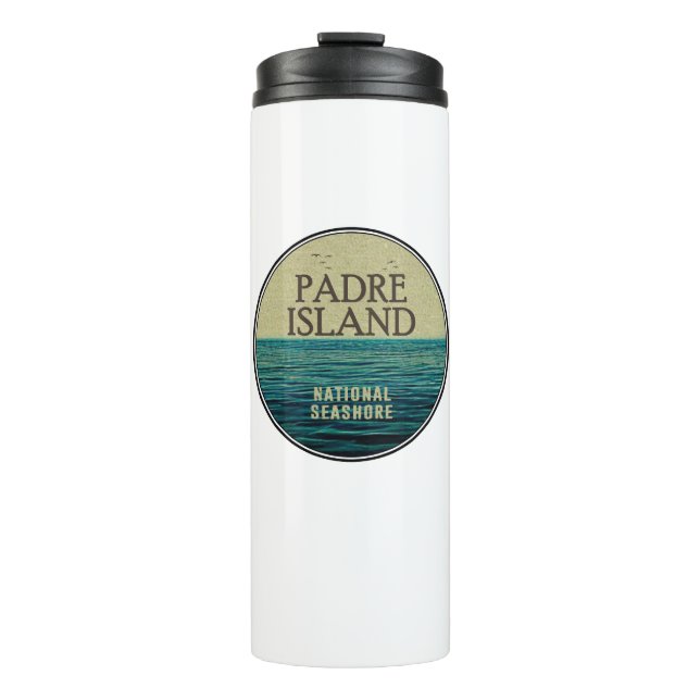 Padre Island National Seashore Ocean Birds Thermosbecher (Vorderseite)