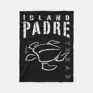 Padre Island Texas Souvenir Fleecedecke