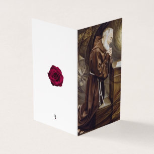 Padre Pio Condolence Catholique Merci Cartes