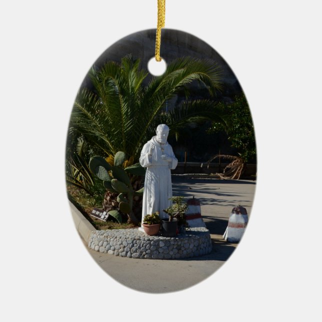 Padre Pio Keramikornament (Vorne)