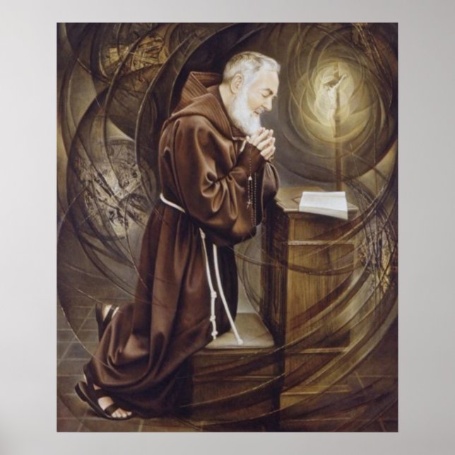 Padre Pio Poster (Vorne)