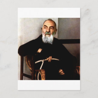 Padre Pio Postkarte