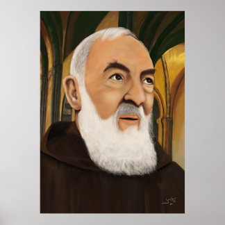 Padre Pio von Pietrelcina Poster