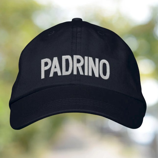 Padrino (Pate.) bestickte Verschlusskappe Bestickte Baseballkappe (Von Creator hochgeladen)