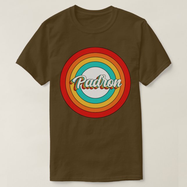 Padron Name Shirt Vintag Padron Circle (Design vorne)