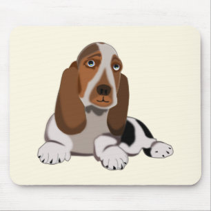 Pads für kleine Hunde - Ihre Farben - Text Mousepad