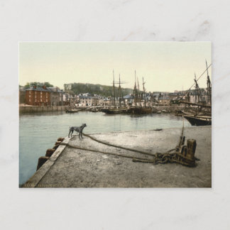 Padstow Quay, Cornwall, England c.1895 Postkarte