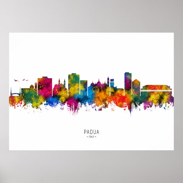 Padua Italy Skyline Poster (Vorne)