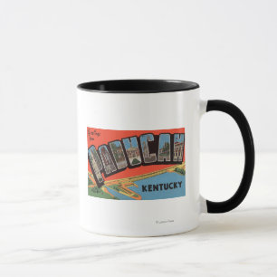 Paducah, Kentucky - große Buchstabe-Szenen Tasse