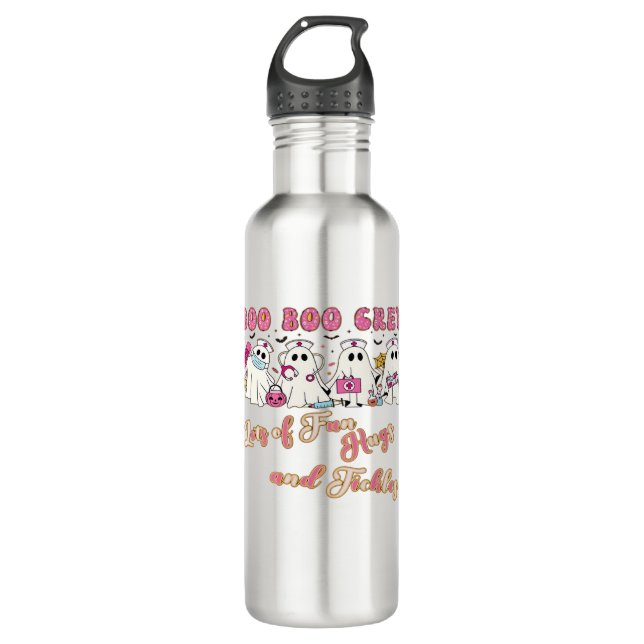 Paediactric Nurse Fun Halloween Design Essential T Edelstahlflasche (Vorderseite)
