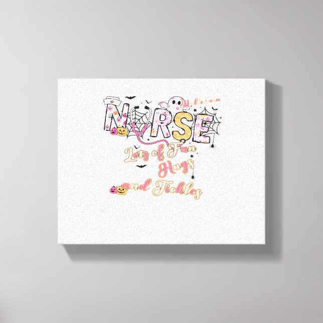 Paediactric Nurse Fun Halloween Design Essential T Leinwanddruck (Vorderseite)