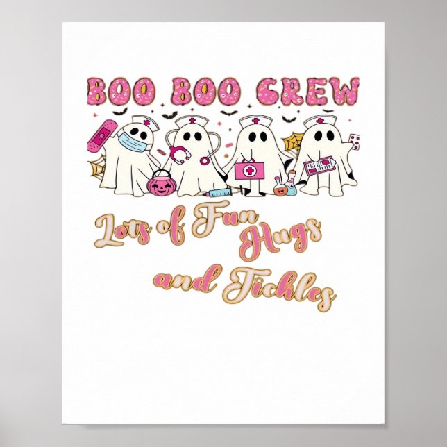 Paediactric Nurse Fun Halloween Design Essential T Poster (Vorne)