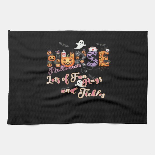 Paediactrics Nurse Fun Halloween Design Essential Geschirrtuch (Horizontal)