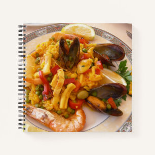 Paella Food-Notebook Notizbuch