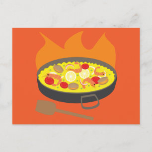 Paella Postkarte