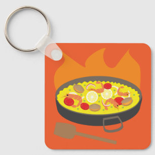 Paella Schlüsselanhänger
