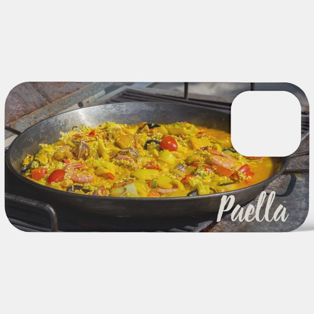 Paella wird auf einem Grillgeschenk für Koch gekoc Case-Mate iPhone Hülle (Hinten (horizontal))
