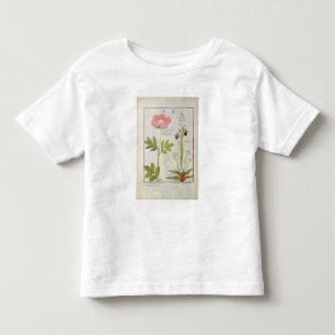 Paeonia oder Pfingstrose und Orchis myanthos Kleinkind T-shirt