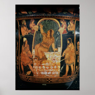Paestan Redfigured 'Glocke-krater' Poster