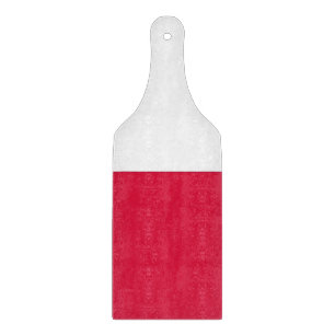 Pagaie de planche à découper en verre avec drapeau