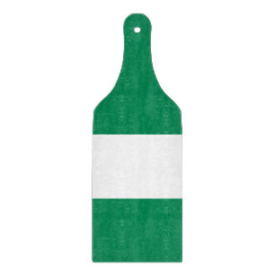 Pagaie de planche à découper en verre avec drapeau
