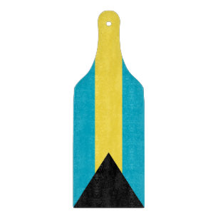 Pagaie de planche à découper en verre avec drapeau