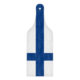 Pagaie de planche à découper en verre avec drapeau