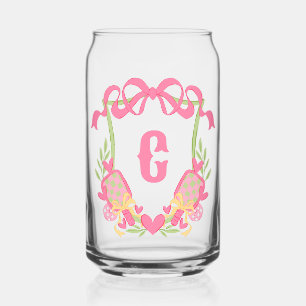 Pagaie rose et vert Pickleball Monogram Crest