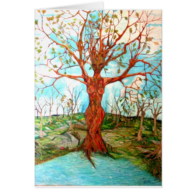 Pagan Dryad Tree Goddess Wiccan Art (Vorne)
